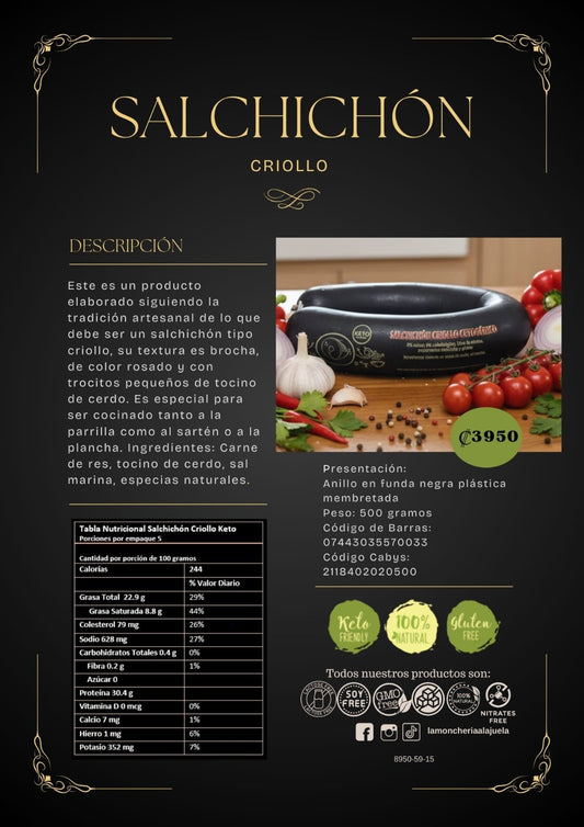 Salchichón Criollo