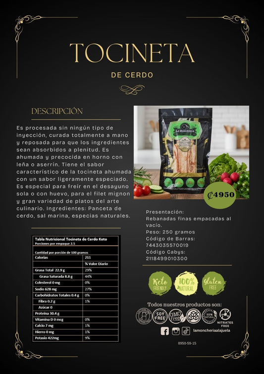 Tocineta de Cerdo