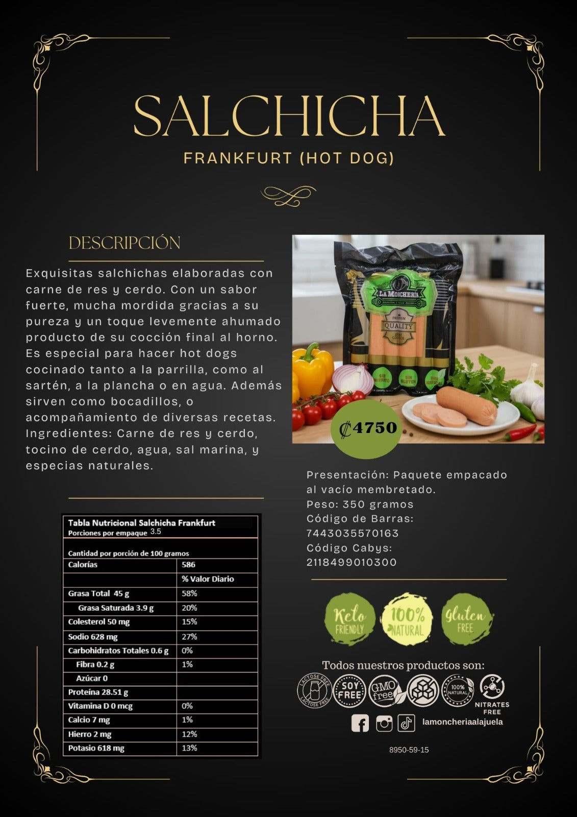 Salchicha Frankfurt (Hot Dog)