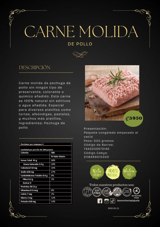 Carne Molida de Pollo