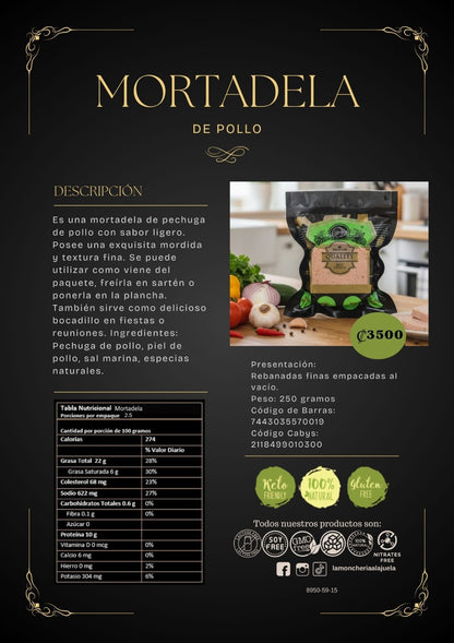 Mortadela de Pollo
