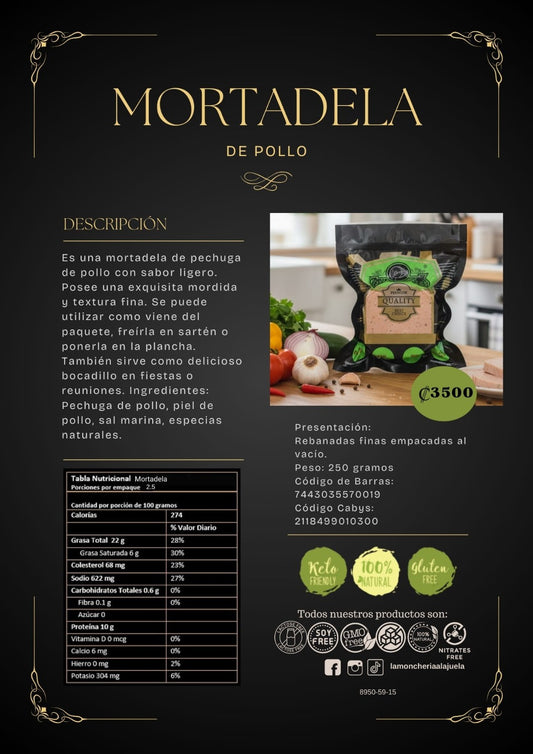 Mortadela de Pollo