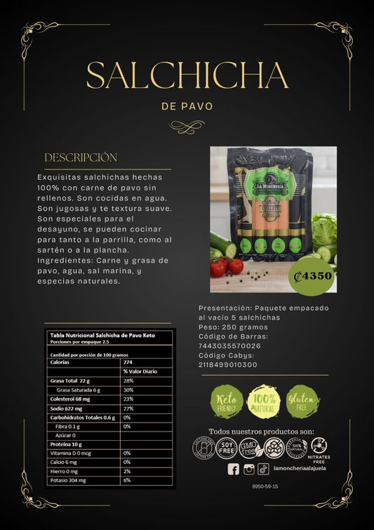 Salchicha de Pavo