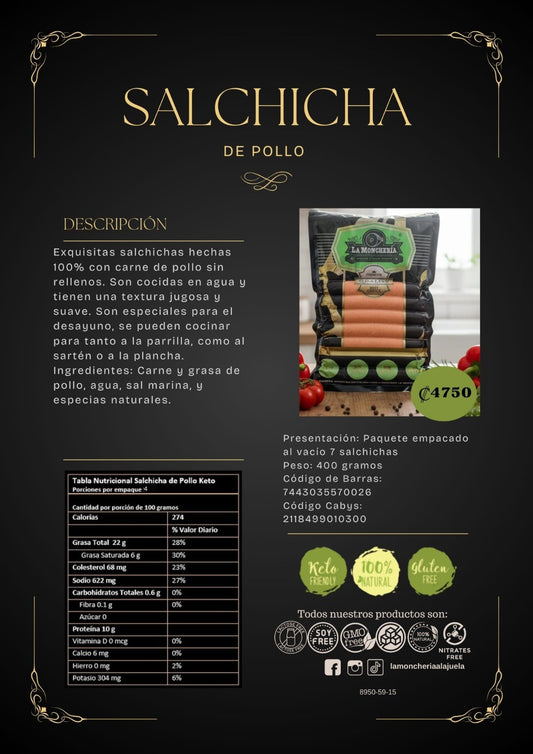Salchicha de Pollo